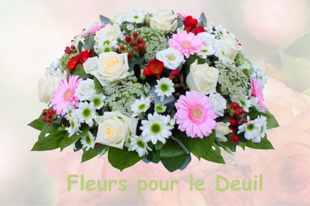 fleurs deuil PLEUCADEUC